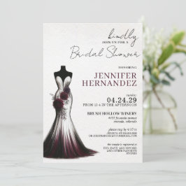 Bride i Möhippan Bloom Dahlia Inbjudningar