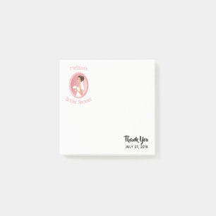 Bride in a Veil with Bouquet Möhippa Tack Post-it Block