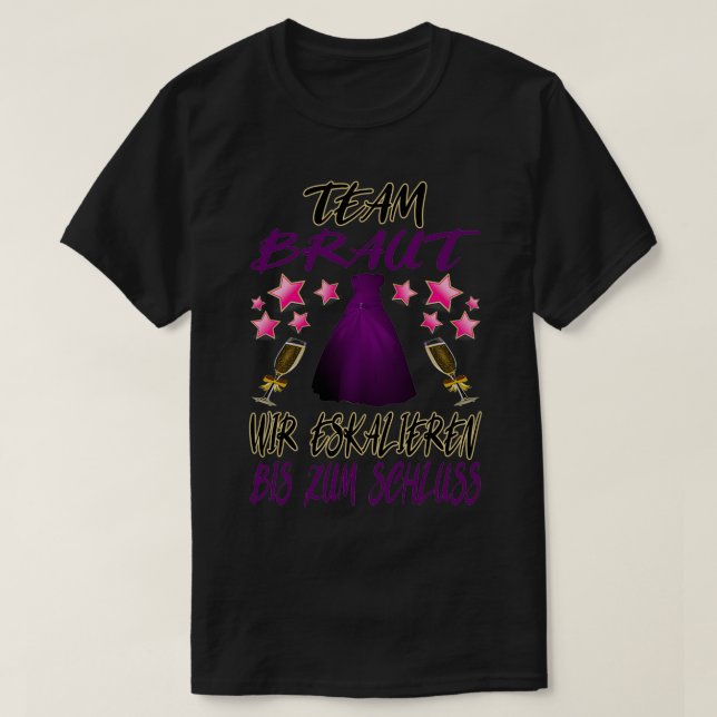 Bride JGA T Shirt (Design framsida)