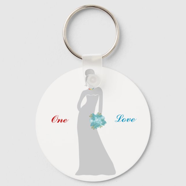 Bride Keychain (Pride) Nyckelring (Framsida)
