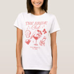 Bride Klubb Beach WedBachelorette Party T Shirt<br><div class="desc">Gör en stänk på din kommande bachelorette-fest med den här bedövande stranden personlig t-shirts. Vare sig du firar en bach resa, en flicksemester eller en helgdag av bästa vänner, är den här anpassningsbar stranden på t-shirts som är perfekten som tillägg till din oförglömliga flykting. Lägg till en personlig beröring till...</div>