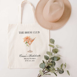 Bride Klubb  Cocktail Canvas Tygkasse