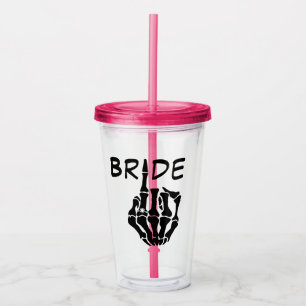 Bride Kopp - Skeleton Ring Finger Möhippa Tumbler  Take Away Mugg