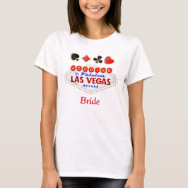 Bride Maid of honor Bröllop i Fabulous Las Vegas Tee Shirt