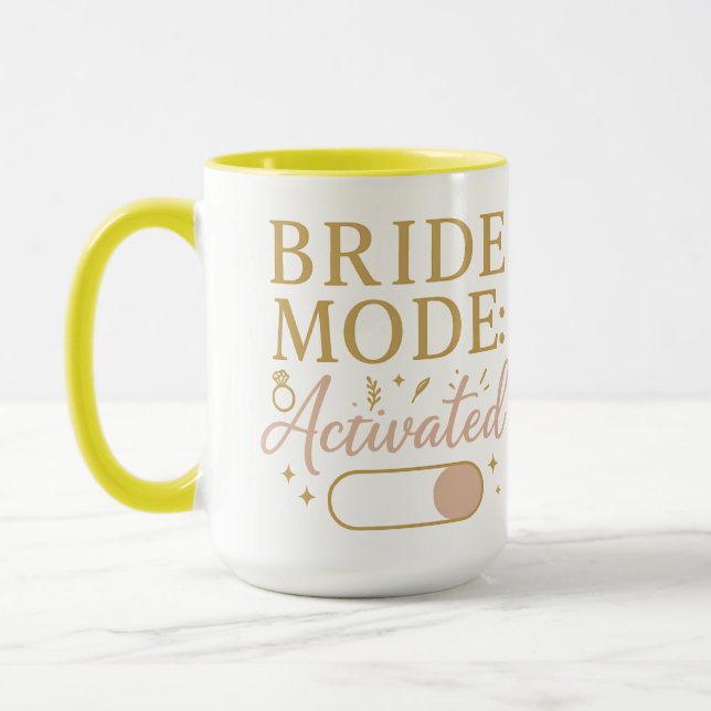 Bride Mode: Activated | Halloween Gifts Mugg (Vänster)