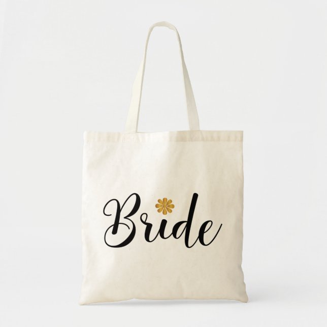 Bride Möhippa Bröllop Elegant Tygkasse (Framsidan)