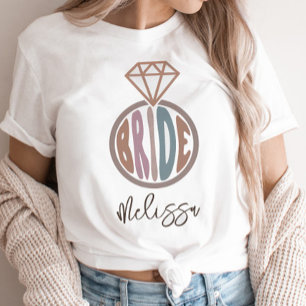 Bride Möhippa Namn Personlig T Shirt