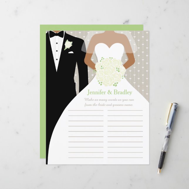 Bride Möhippa Ord Game white posdress (Fram/Back In Situ)