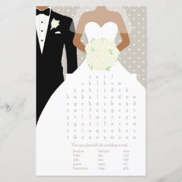 Bride Möhippa ord-sökspelet vit ros