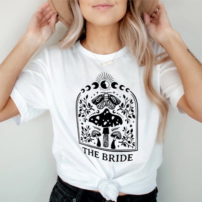 Bride Mörk Boho Coven Bachelorette T Shirt (Skapare uppladdad)