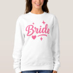 Bride Neon Pink T Shirt<br><div class="desc">Celebrate your special day with this vibrant "Bride" design in bold neon pink script, accented with playful stars and a heart. Perfect for bachelorette parties, bridal showers, hen dos, and wedding celebrations! Add a fun, festive touch to t-shirts, tote bags, mugs, and more. Make the bride-to-be feel extra special with...</div>