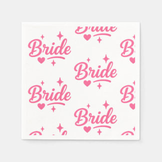 Bride Neon Rosa Pappersservett