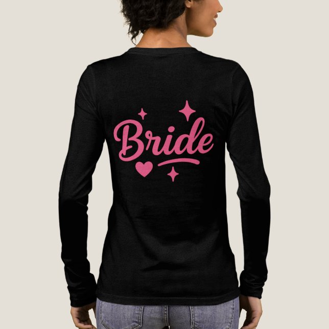 Bride Neon Rosa T Shirt (Baksida)