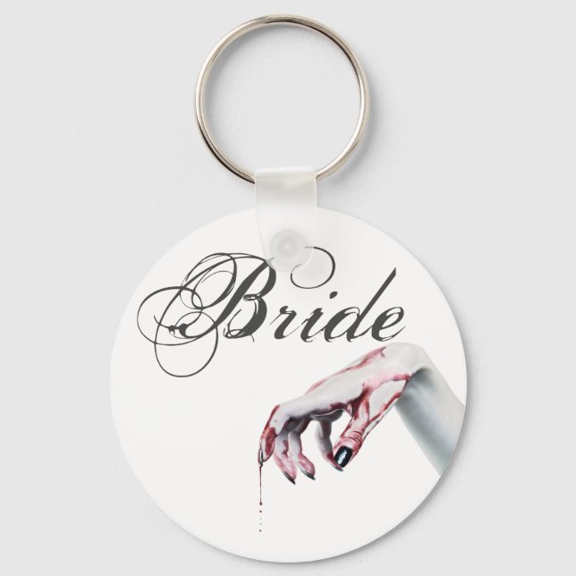 Bride Nyckel Chainzombie blodryp vampyr Gothic Nyckelring (Framsida)