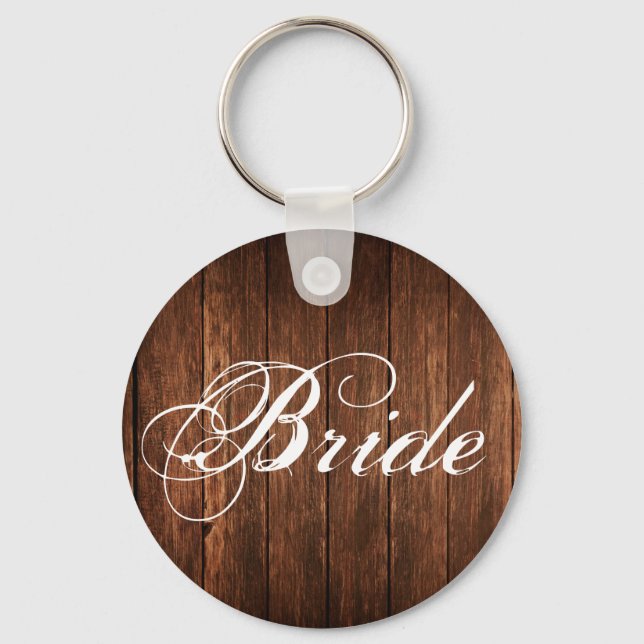 Bride Nyckelring Geometric Garden Barn Wood Land (Framsida)