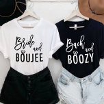 Bride och Boujee Bachelorette Party Bride T Shirt<br><div class="desc">Bride Tee och Boujee Bachelorette Party</div>