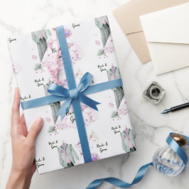 Bride och Groom Bröllop Dress & Kostym Presentpapper