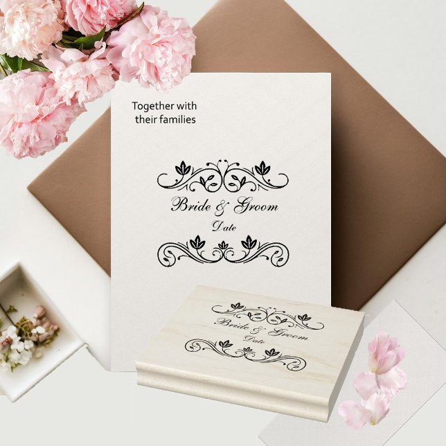 Bride och Groom Frimärke Stämpel (Skapare uppladdad)