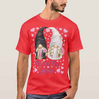 Bride och Groom Gnome för Garden Wedding Party Mr. T Shirt