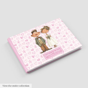 Bride och Groom Humor Bröllop Guest bok