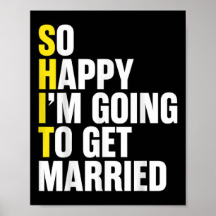 Bride och Groom Par, den ädla Förlovningen Bröllop Poster