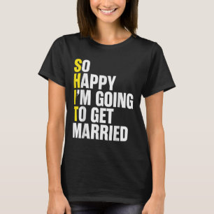 Bride och Groom Par, den ädla Förlovningen Bröllop T Shirt