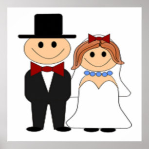 BRIDE OCH GROOM POSTER