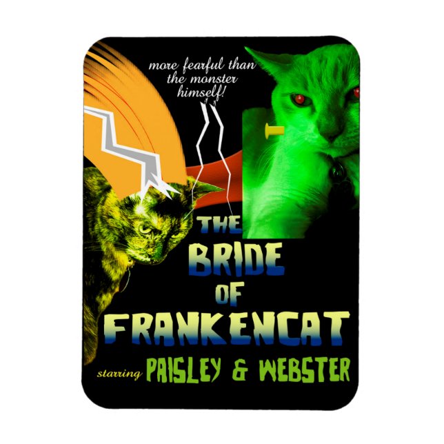 Bride of Frankencat Magnet (Vertikal)