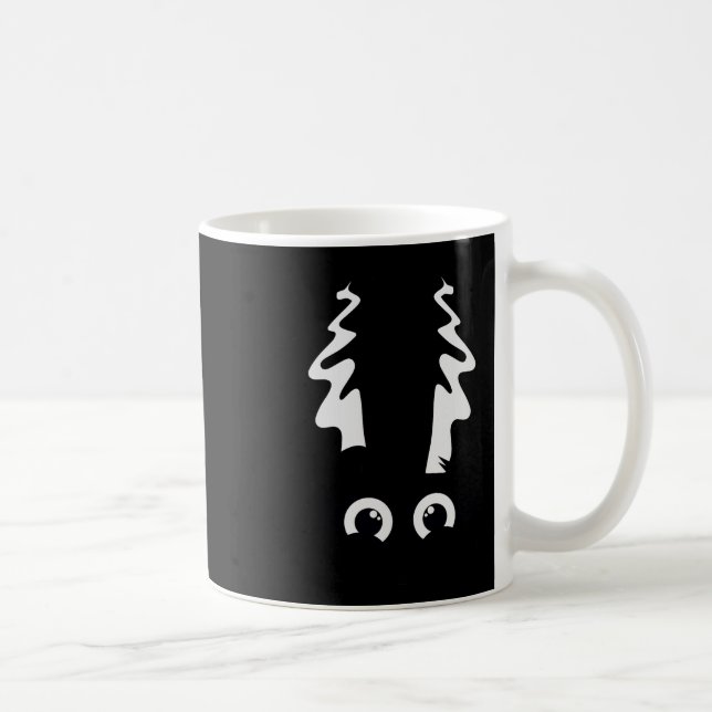 Bride of Frankenstein Cute Monster Halloween Costu Kaffemugg (Höger)