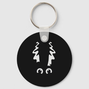 Bride of Frankenstein Cute Monster Halloween Costu Nyckelring