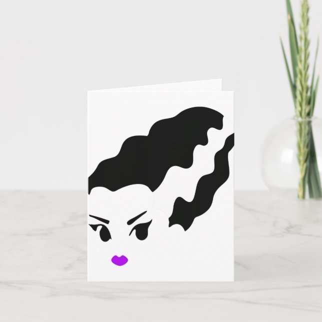 Bride of Frankenstein Monster Halloween Costume 2 Kort (Framsida)