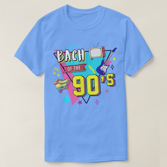 Bride Of The 90's Bridesmaids 90s Bachelorette Mat T Shirt (Design framsida)