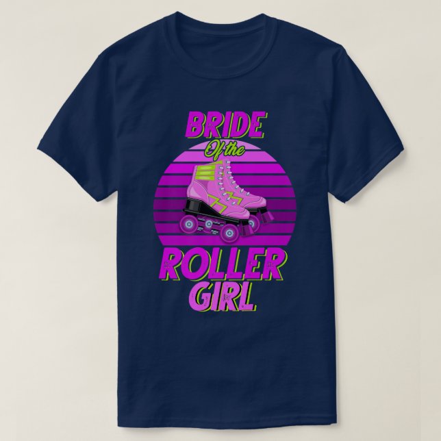 Bride of the Birthday Girl Roller Skating Party T Shirt (Design framsida)