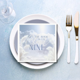 Bride on Cloud Nine 9 White Pampas Möhippa Pappersservett