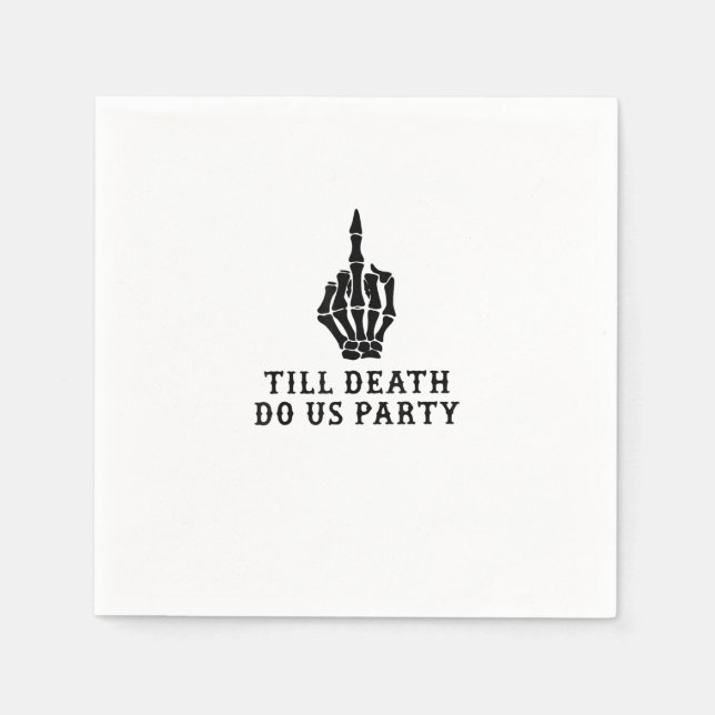 Bride Or Die, Till Death Do Us Party Pappersservett (Framsidan)