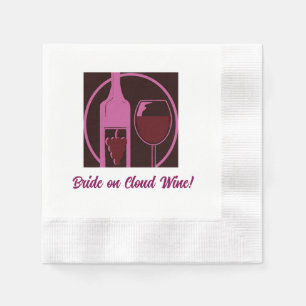 Bride på Cloud Vin! Pappersservett