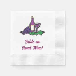 Bride på Cloud Vin! Pappersservett