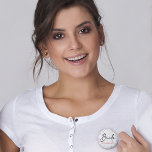 Bride Peach Blommigt Bachelorette Knapp<br><div class="desc">Snygg och romsk Bride Peach-Blommigt Bachelorette-knapp som du enkelt kan anpassa.</div>
