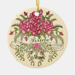 Bride personligt bröllp ornament