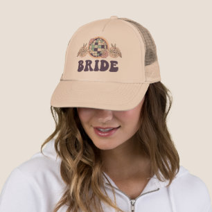 Bride Retro Disco Boll Bachelorette Keps