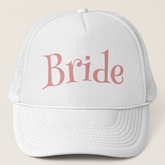 Bride Rosa and White Truckerkeps (Framsida)