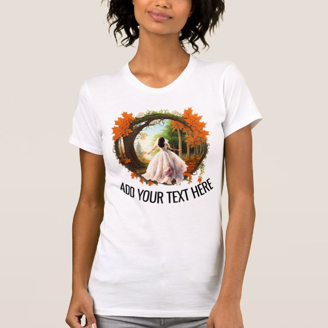 Bride Running T Shirt (Framsida)