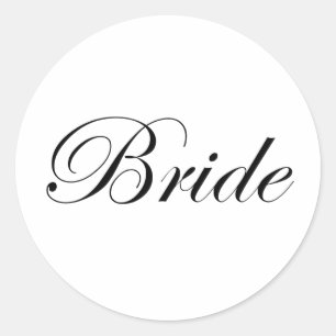 Bride Runt Klistermärke