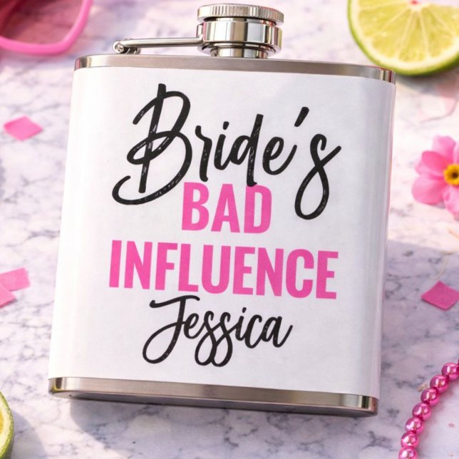 Bride’s Bad Influence Custom Bachelorette Party Fickplunta (Skapare uppladdad)