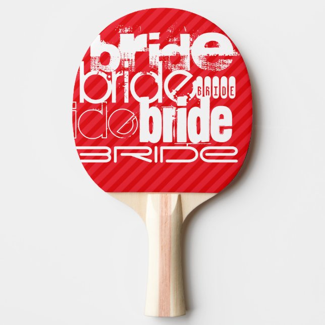 Bride; Scarlet Red Rand Pingisracket (Framsidan)