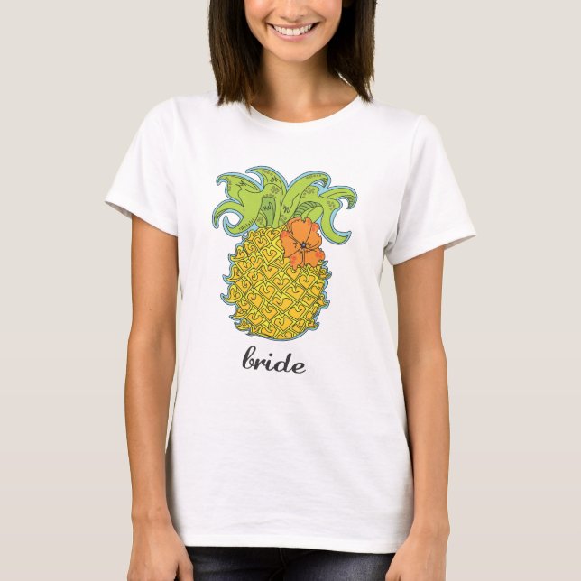 Bride Shirt T-shirt (Framsida)