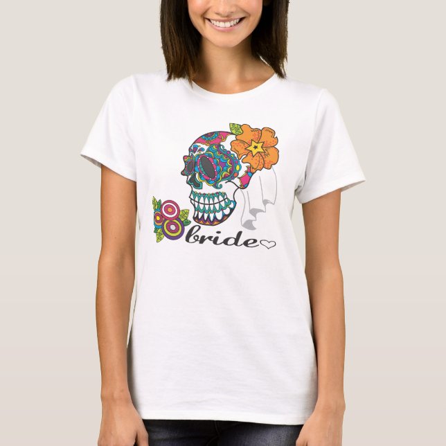 Bride Shirt Tee Shirt (Framsida)
