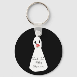 Bride Silhouette I Nyckelring