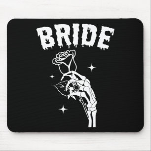 Bride Skeleton Hand Bröllop Halloween Par Matc Musmatta