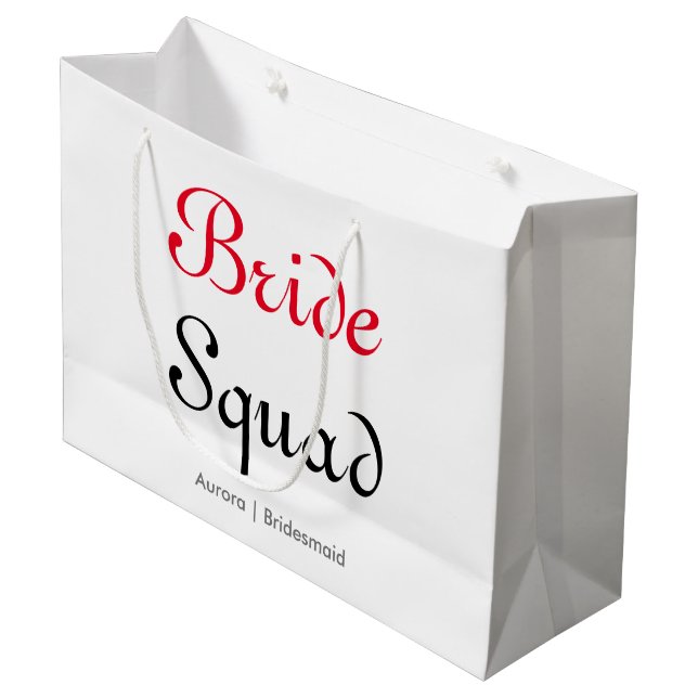 Bride Squad Bachelorette Party Bridesmaid (Framsidan Vinklad)
